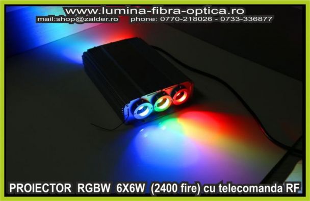 Proiector 6x6W RGB SINCRON