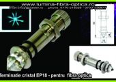 Terminatie cristal EP18 Swarovski pentru fibra optica