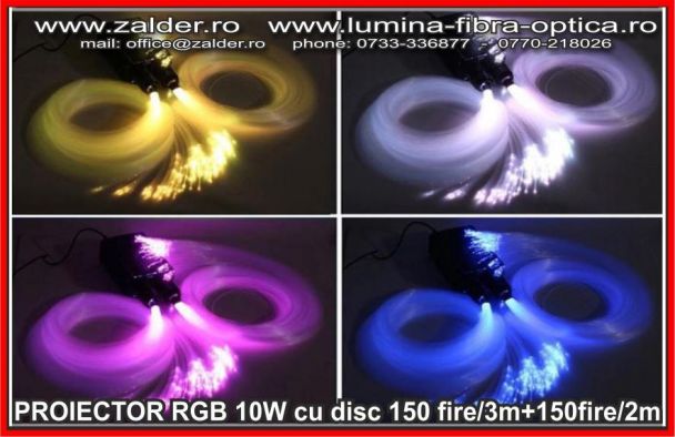 Kit 10W RGB cu disc si 150fire/3m+150fire/2m