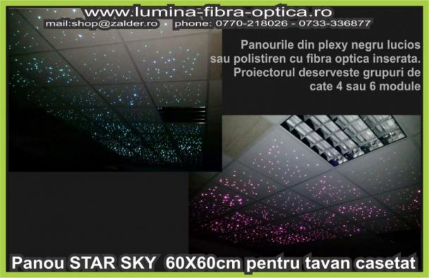 Panou STAR SKY 60x60 pentru tavan casetat