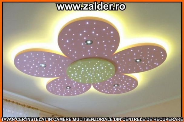 Candelabru fibra optica D100 pentru camera copii